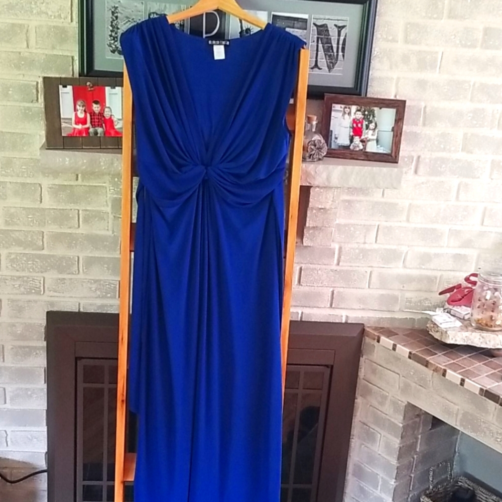 Paper Doll maxi dress in size 2x gorgeous royal bl